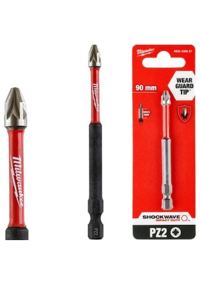 Bits Uç Matkap Ucu Tornavida Ucu Vidalama Ucu Pz2 90 Mm 3'lü Paket