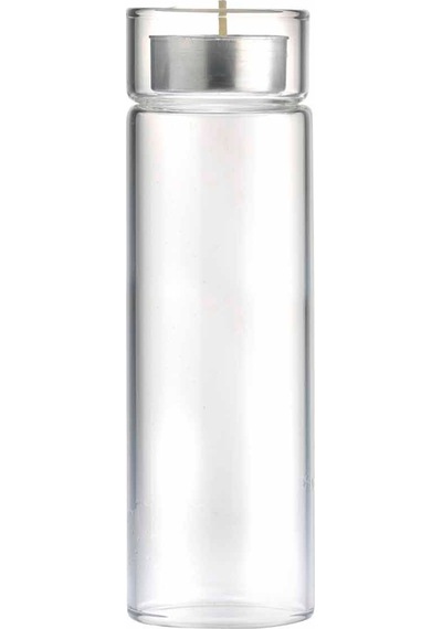 Pasabahce Tube Tealight 17.5 Cm Mumluk - 1 Adet Şeffaf