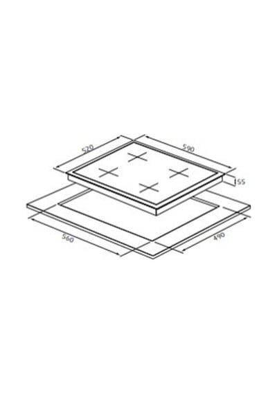 Silverline VC8210B01 Ankastre Ocak