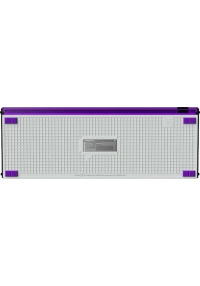 Made68 Pro+ Purple Light %65 Ttc Purple Heart Kom Manyetik Sw 8k He Hotswap Rgb İngilizce Klavye