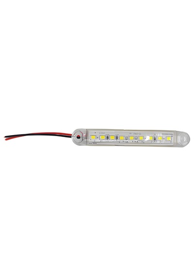1 Adet Beyaz Parmak Lamba 9 Led 12v 24v