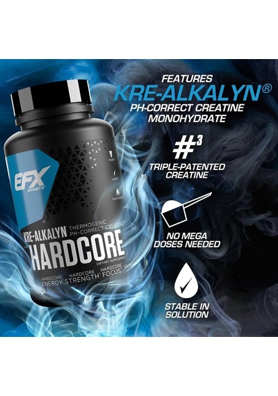 Efx Sports Kre-alkalyn Creatine Hardcore 120 Capsules
