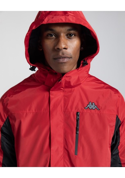 Kappa Authentic Rika Erkek Mercan Kırmızı Regular 3-in-1 Mont