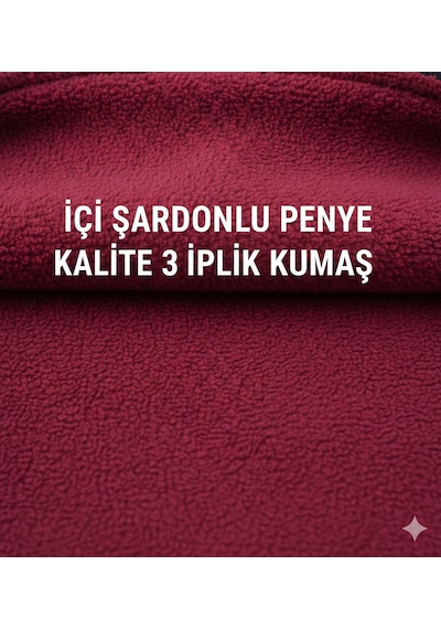 Fumex Unisex Oversize 3 İplik Şardonlu Sweatshirt - Premium Kalite Penye - Kışlık Siyah - Kırmızı Fumex Unisex Oversize 3 İplik Şardonlu Sweatshirt - Premium Kalite Penye - Kışlık Siyah - Kırmızı