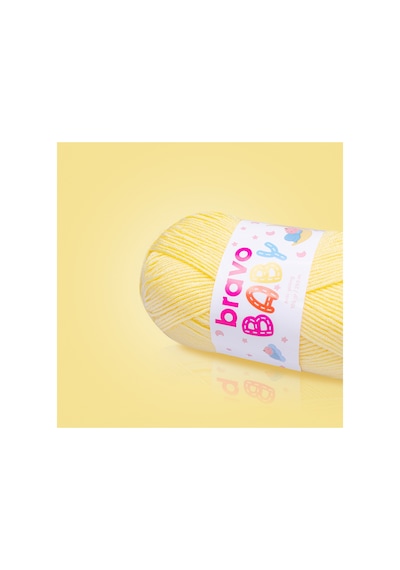 Baby Tüylenmez Anti Pilling Bebek Yünü 100 Gr 250 Metre Renk Kodu: 410 Sarı