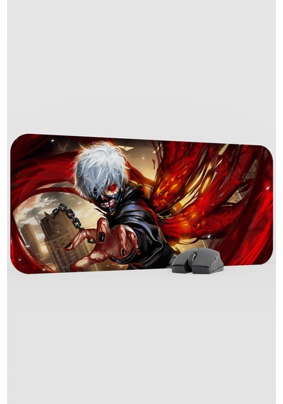 Tokyo Ghoul Anime V4 - 70x30 Xl Gaming Kauçuk Kaymaz Taban Mouse Pad Fare Altlığı