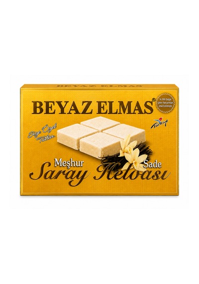 Beyaz Elmas Sade Saray Helvası 400 Gr - %100 Doğal Pancar Şekerli - Geleneksel Tel Helva - İkramlık Ve Hediyelik