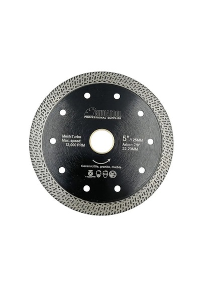Shdıatool Mesh Turbo 5" 125mm Granit Mermer Elmas Taşlama Diski