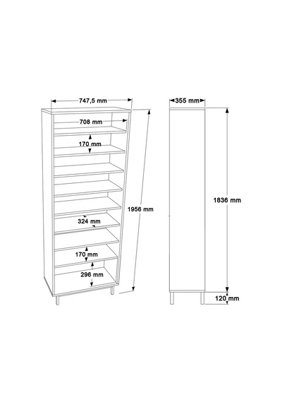Yurudesign Oasis Metal Ayaklı 9 Raflı Büyük Ayakkabılık Çok Amaçlı Dolap 27 Çift Ayakkabı Sepet-beyaz Os2-sw Yurudesign Oasis Metal Ayaklı 9 Raflı Büyük Ayakkabılık Çok Amaçlı Dolap 27 Çift Ayakkabı Sepet-beyaz Os2-sw