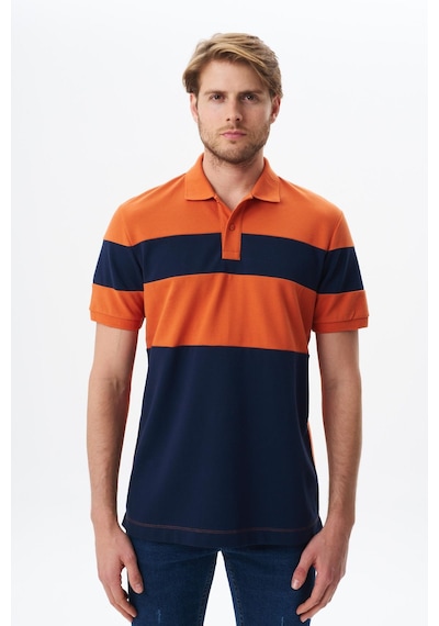 AR-MA Arma Erkek Regular Fit Çok Renkli % 100 Pamuk Pike Polo Yaka Tişört Y29374356102 Pembe