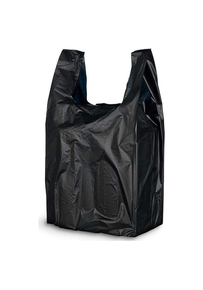 Kalın Siyah Poşet Orta Boy 1 Kg Hışır Atlet Poşet Market Poşeti