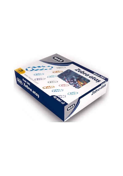 Mas Zebra Ataş Pvc Kaplı 28 Mm. Kod 285