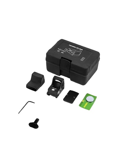 Mini Tactical Reflex Red Dot Sight 22mm Kompakt Tasarım, 7 Kademeli Aydınlatma Kırmızı
