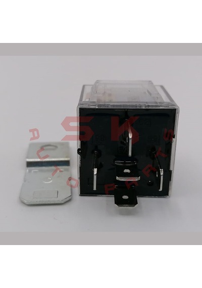 Skauto 12V Mini Şeffaf Röle 5 Uçlu 40 Amper 10'Lu