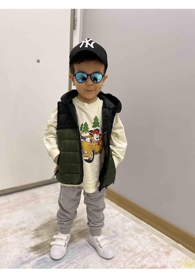 Takı Dükkanı Garson Boy 1 Siyah 1 Beyaz Çocuk Cap Şapka 2 Adet Cp215Sb