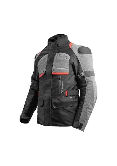 Prosev Nf2500 Motosiklet Montu 4 Mevsim Uzun 600-d Dayanıklı Kumaş Airbag Teknelojisi Motorcu Mont Red
