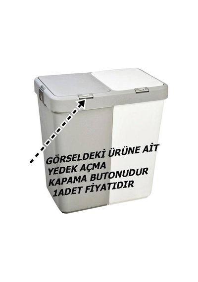 Motek Çamaşır Sepeti Yedek Açma Kapama Butonu 40Lt 80Lt Tümüne Uyumlu Diğer