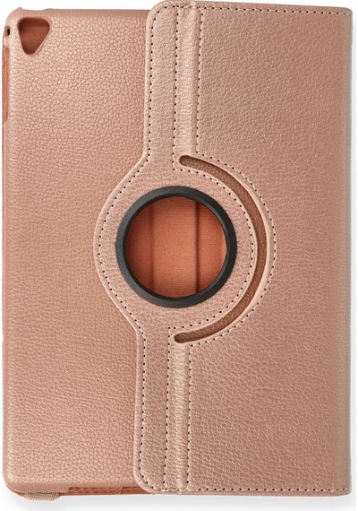 İpad 5 Air 9.7 Uyumlu Kılıf 360 Dönerli Deri Korumalı Tablet Kılıfı - Rose Gold Kapaklı Kılıf İpad 5 Air 9.7 Uyumlu Kılıf 360 Dönerli Deri Korumalı Tablet Kılıfı - Rose Gold Kapaklı Kılıf