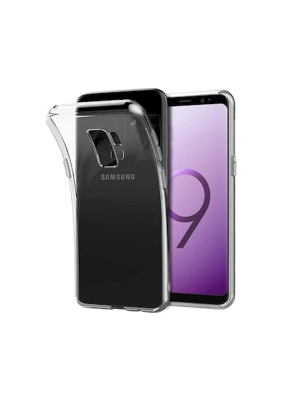 Teleplus Samsung Galaxy   Uyumlu  S9 Plus Kılıf Süper Tpu Jelly Transparan Silikon