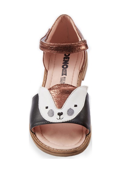 Denokids Kedi Kız Sandalet Çok Renkli