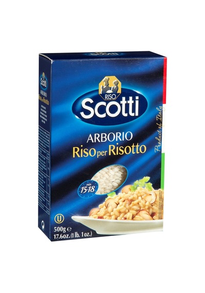 Scotti Arborio Pirinç 500g - Risotto İçin İtalyan Pirinci 8'li Avantaj Paketi - 8 Adet Tarı