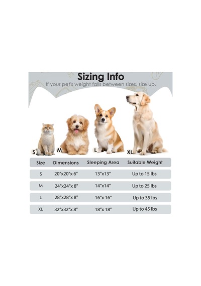 Ayrex Köpek Ve Kedi Yatağı, İç Mekan Kedileri İçin 50,8 Cm Kedi Yatağı, Yavru Ve Yavru Kedi İçin Sakinleştiric