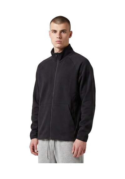 Sportive Elio Full-zip Erkek Siyah Günlük Stil Eşofman Üstü 26ye0001-syh