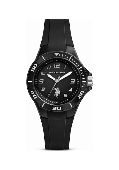 U.s.polo Assn 2 Yıl Saat&saat Garantili 3 Atm Suya Dayanıklı Genç Ve Çocuk Kol Saati Us.g2146.1 Siyah