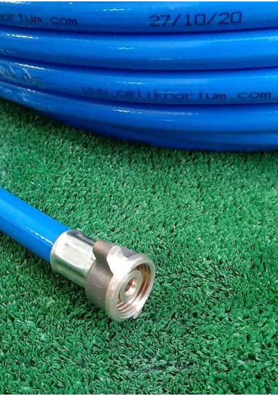 Rekorlu Basınçlı İlaçlama Hortumu -1/2" Yarım Parmak Dişli - 30 Metre - Hortum 3/8" 10mm Yüksek Kalite - 90 Bar