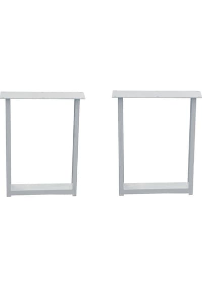 CVTdesign Metal Ayak Masif Kütük Sehpa Bench Bank Ayağı Profil Ayaklar