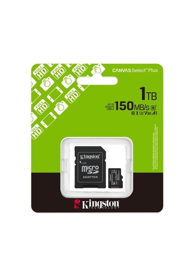 Kingston 1tb 100mb Micro Sd Canvas Select Plus Gen3 Hafıza Kartı Sdcs3/1tb