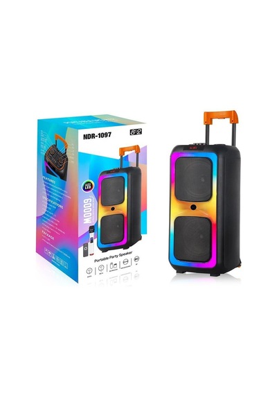 Torima NDR-1097 Mikrofonlu Kumandalı RGB Ledli Taşınabilir Bluetooth Hoparlör