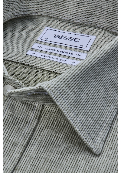 Bisse Sp Yaka Regular Fit Uk Gömlek Çift Cep Yeşil Gmktn3sp224007 D47 Yeşil