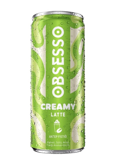 Obsesso Creamy Antep Fıstığı Latte 250 Ml X 8 Adet Hazır