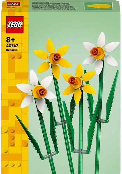 LEGO® Botanicals Nergis 40747 - 8 Yaş & Üzeri Çocuklar için Çiçek Model Yapım Seti (216 Parça)