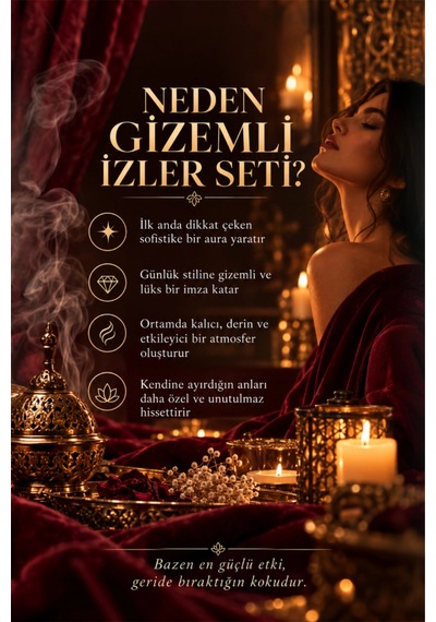 Gizemli İzler Seti 5 Li Esansiyel Koku Yağı Difüzör Ve Buhurdanlık Esansı Çok Çeşitli