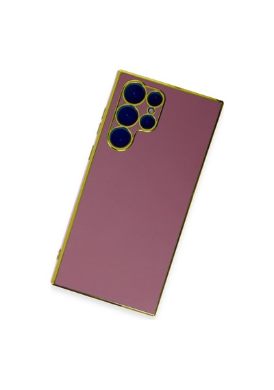 Newface - 16 - Samsung Galaxy S22 Ultra Kılıf Volet Silikon - Csmo-tex - - Kırmızı
