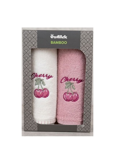 Özdilek Sweet Cherry Krem-pembe 2li Kutulu Havlu