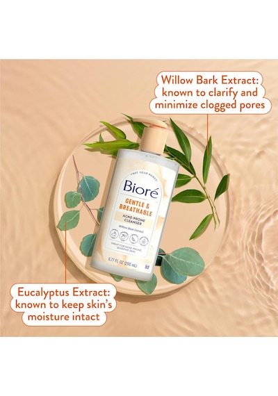 Biore Gentle & Breathable Akne Karşıtı Yüz Temizleme Jeli 200ml