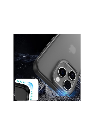 Apple iPhone Uyumlu 16 Pro Max Kılıf Elegant Kapak - Siyah Bzsxx00 1