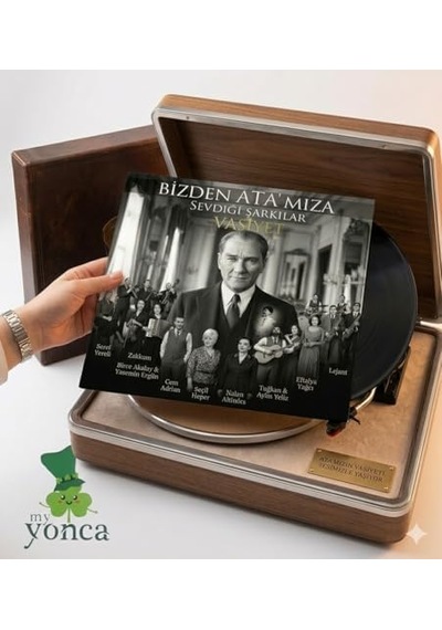 Bizden Ata&apos Mıza Sevdiği Şarkılar Vasiyet Plak Lp Türk Sanat Müziği Plak, Birce Akalay, Cem Adrian, Eftalya Yağcı, Lejant, Nalan Altınörs