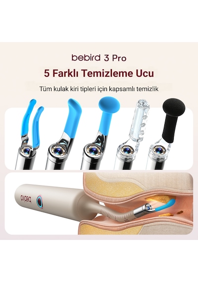 Bebird Earsight 3 Pro Hd Kameralı Akıllı Kulak Temizleme Cihazı