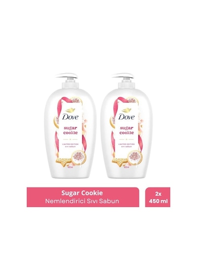 Dove Sugar Cookie Sıvı Sabun 450 Ml X 2 Adet PKT.DOVE.036 Diğer