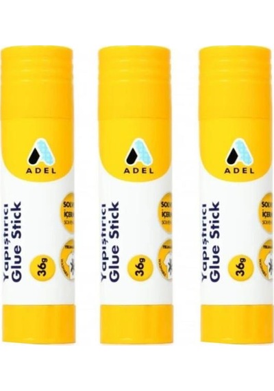 Adel Stick Yapıştırıcı 36 Gram - 3 Adet