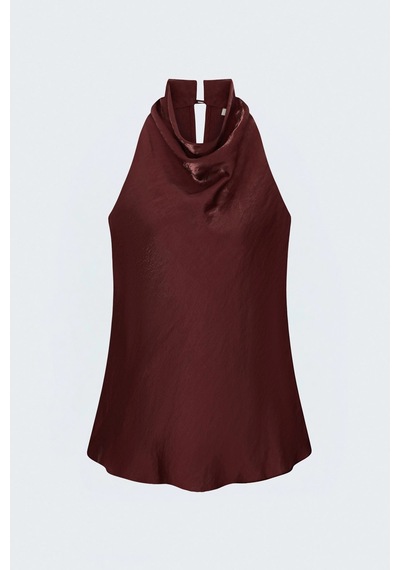 Sateen Aura Bluz Bordo