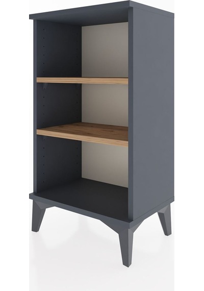 Arges Komodin 2 Raflı 44x30x80 Antrasit-çam Antrasit