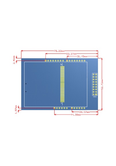 2.8 İnç Dokunmatik Tft Lcd Shield 240x320 Ekran Modülü Sd Kartlı Dokunmatik Kalemli Proje Geliştirme Kartı Arduino Uyuml