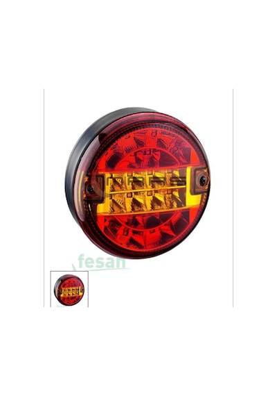 24v Stop Lambası Universal Ledli Sinyali Sarı Cam Stop