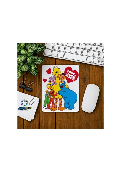 Susam Sokağı Baskılı Oyuncu Mousepad 0291