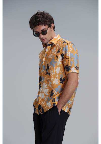 Lufian Shen Erkek Basic Gömlek Regular Fit Sarı Sarı 111010612100900 Sarı Lufian Shen Erkek Basic Gömlek Regular Fit Sarı Sarı 111010612100900 Sarı